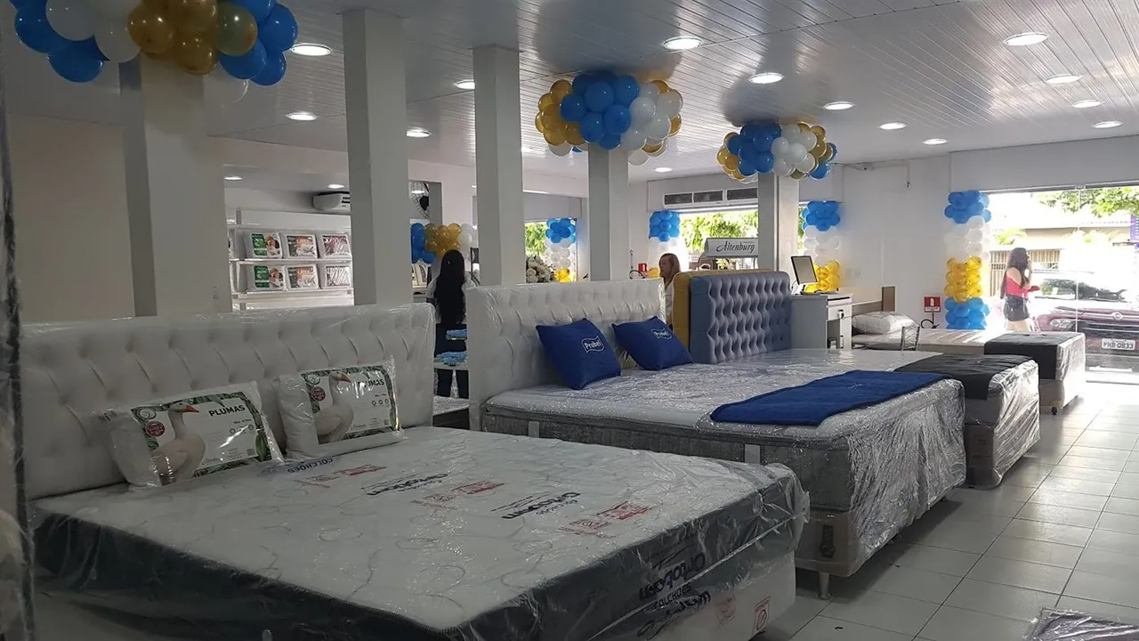 Showroom da Qsono com camas box montadas